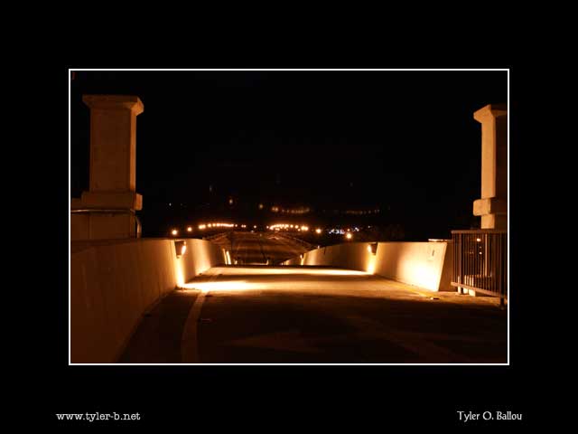Folsom-Auburn Bridge at Night